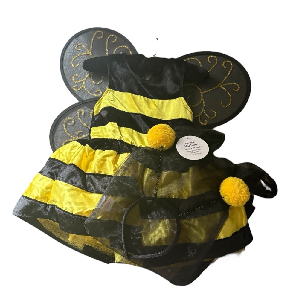 Bumblebee Costume Girl Toddler Costume Black and Yellow Size 3T